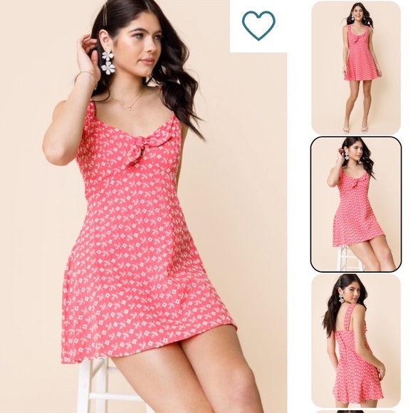 BLUE RAIN | FRANCESCA’S | Andrea Embroidered Eyelet Mini Dress - Picture 6 of 6